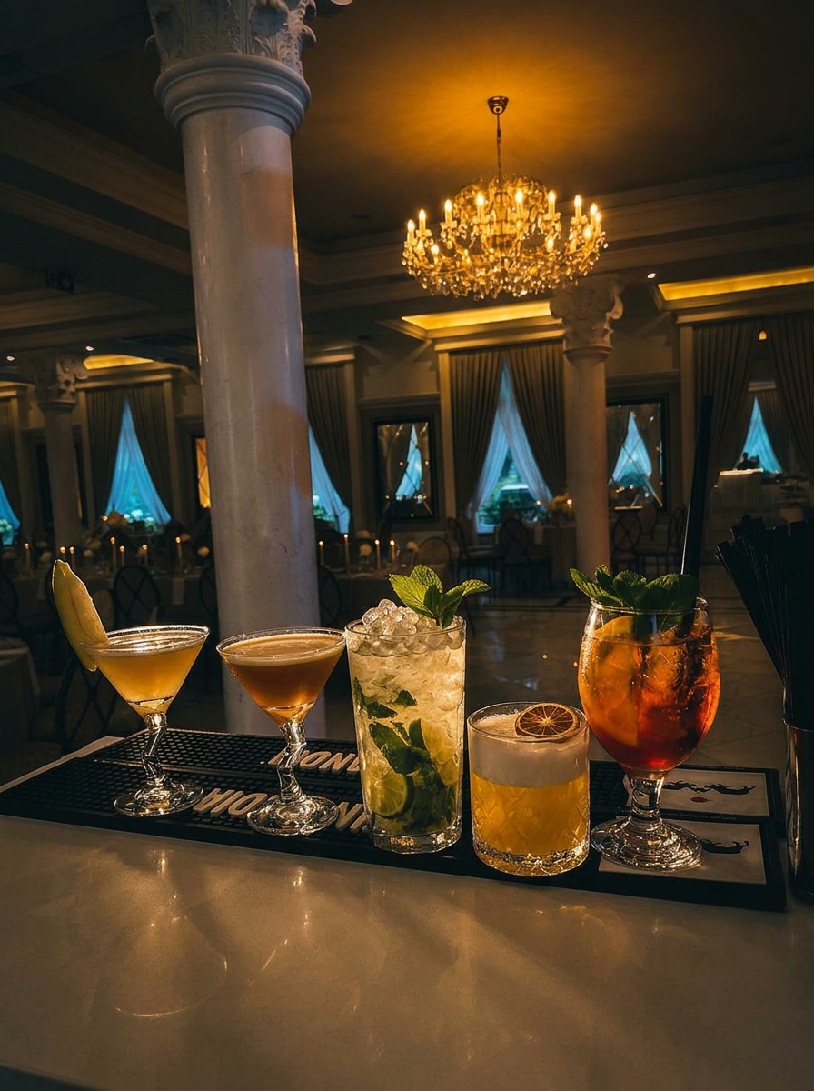 Whisky Sour serwowany przez mobilnego barmana Aurum Bar